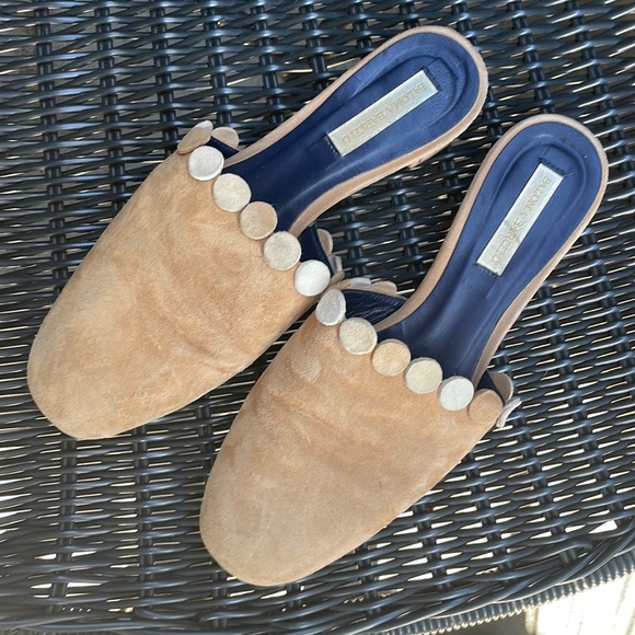 PALOMA BARCELO Suede Mules - Picture 2 of 6